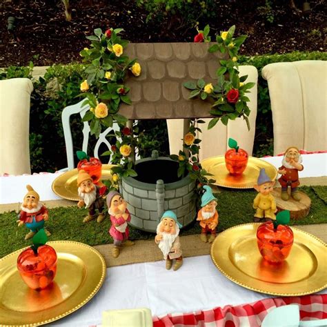 snow white birthday party decorations